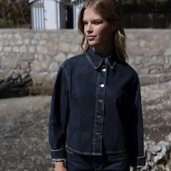 RAINDOOR - Sobrecamisa Denim Marinero Mujer