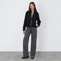 RAINDOOR - Chaqueta Suede Botones Mujer