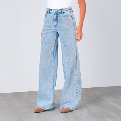 Imagen 2 del producto Pantalón Wide Leg Tiro Alto Mujer