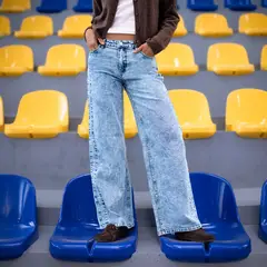 RAINDOOR - Pantalón Straight Tiro Bajo Mujer