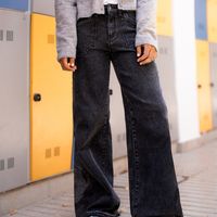 Pantalón Wide Leg Tiro Medio Mujer