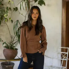 RAINDOOR - Blusa Cinta Festival Mujer