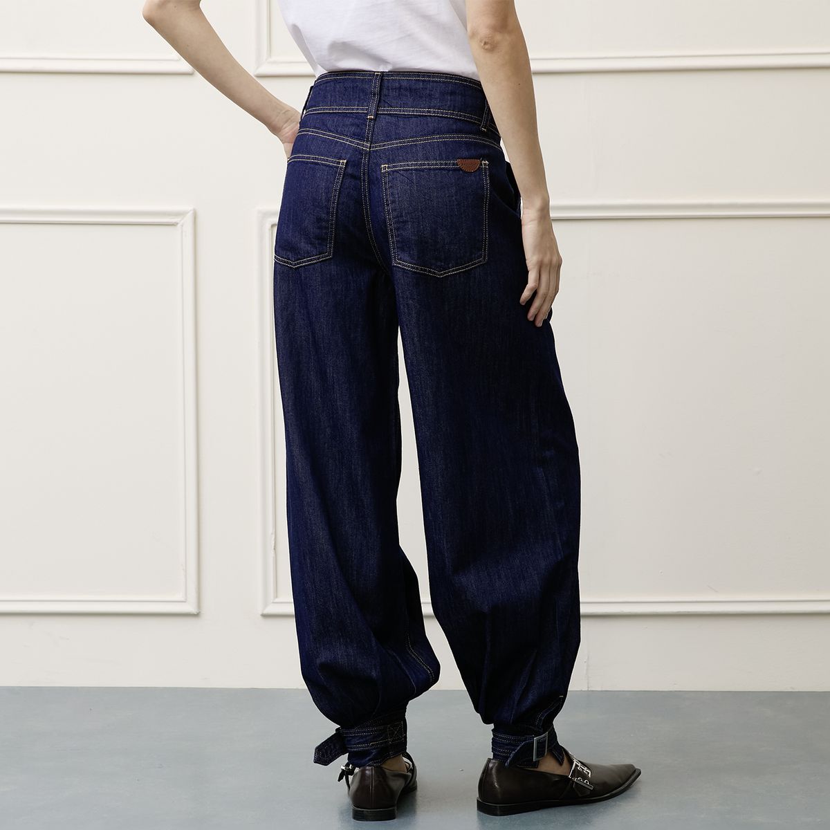 BASEMENT - Jeans Balloon Tiro Medio Mujer Basement