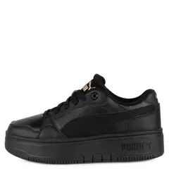 PUMA - Rebound Femme-3 Zapatilla Urbana Unisex Niño Negro (35.5 a 38)