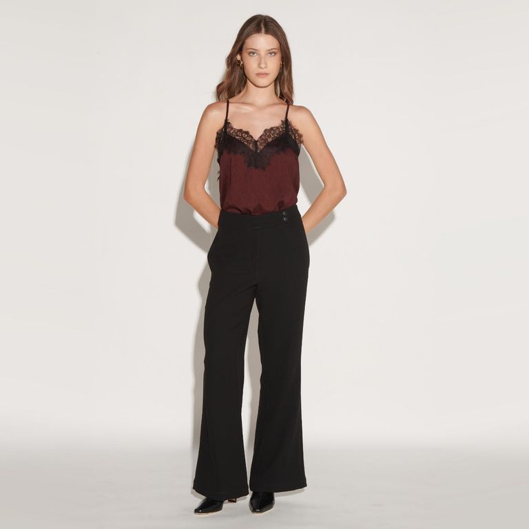 Pantalón Tiro Alto Mujer