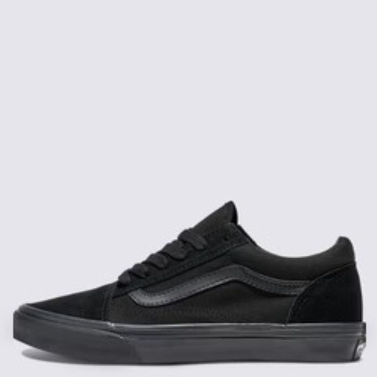 VANS - Old Skool Zapatilla Urbana Niño Cuero Negro (34.5 A 35) Vans