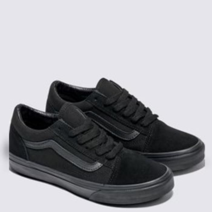 Old Skool Zapatilla Urbana Niño Cuero Negro (36 a 39)