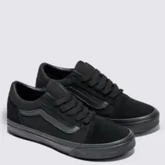 VANS - Old Skool Zapatilla Urbana Niño Cuero Negro (36 A 39)