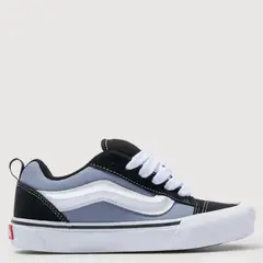 VANS - Knu Skool Zapatilla Urbana Niño Cuero Negro (34.5 A 35)