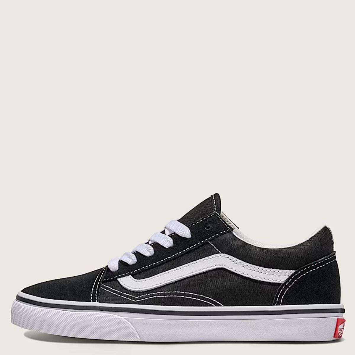 VANS - Old Skool Zapatilla Urbana Hombre Cuero Negro Vans