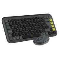 Combo Teclado Y Mouse Pop Icon Grafito