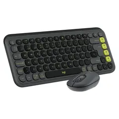 LOGITECH - Combo Teclado Y Mouse Pop Icon Grafito