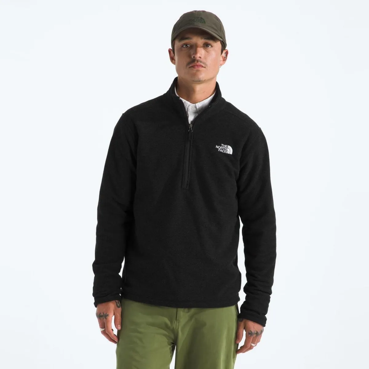 THE NORTH FACE - Polar Textured Cap Rock 1/4 Hombre The North Face
