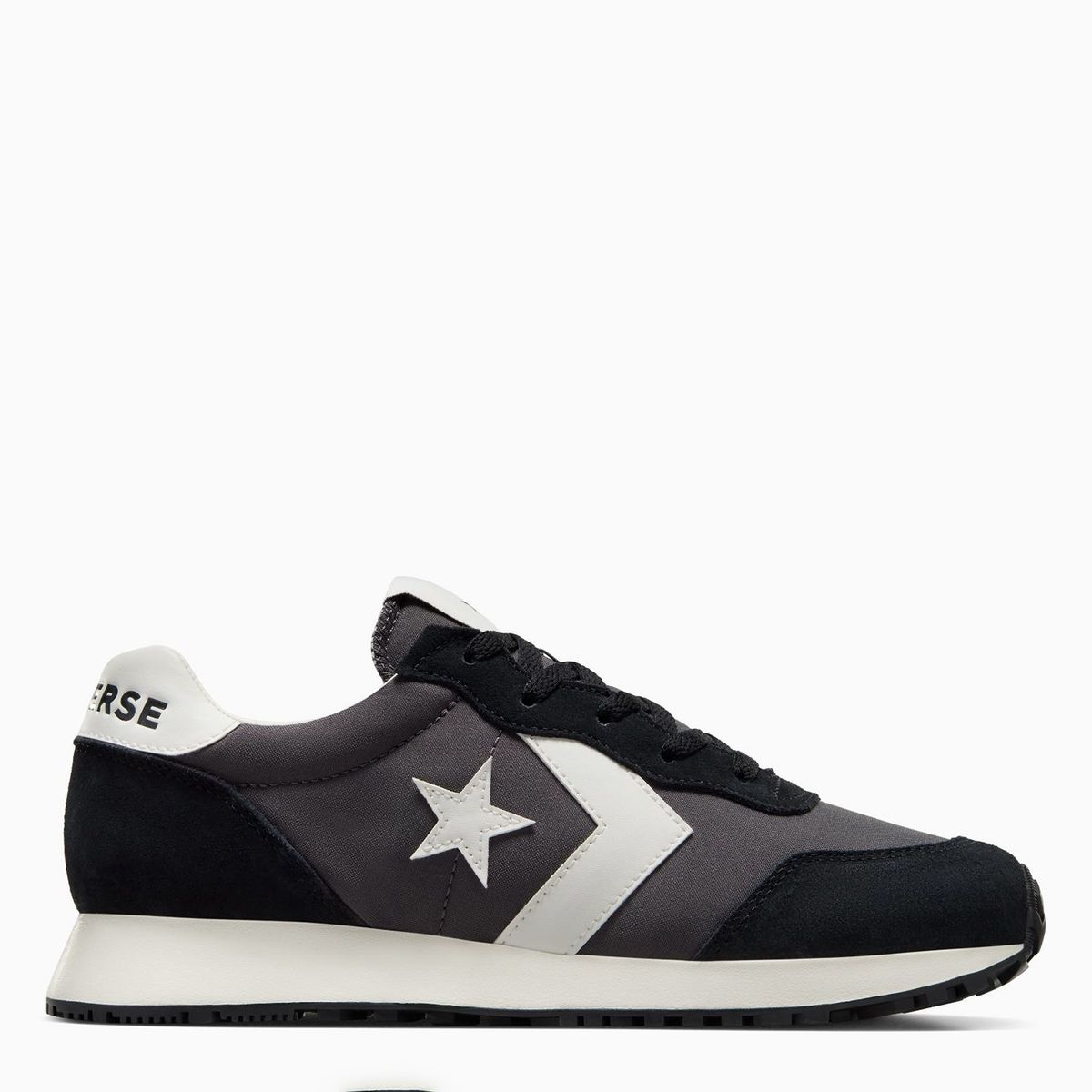 CONVERSE - Omega Trainer Zapatilla Urbana Hombre Cuero Negro Converse