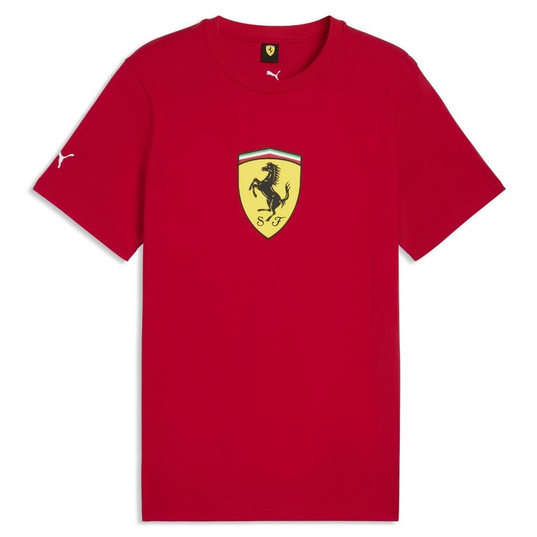 Polera Ferrari Colored Shield Tee