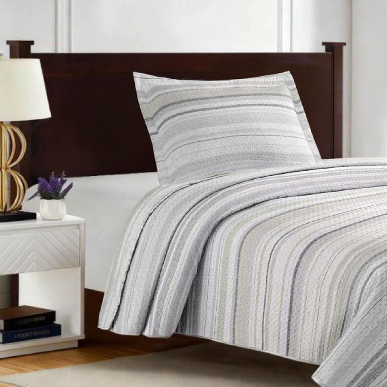 Cubrecama Quilt Breda Con Fundas De Almohada