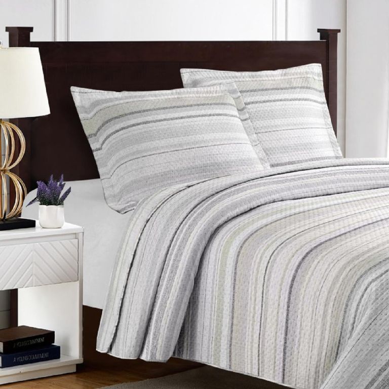 Cubrecama Quilt Breda Con Fundas De Almohada