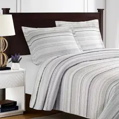 ILLUSIONS - Cubrecama Quilt Breda Con Fundas De Almohada
