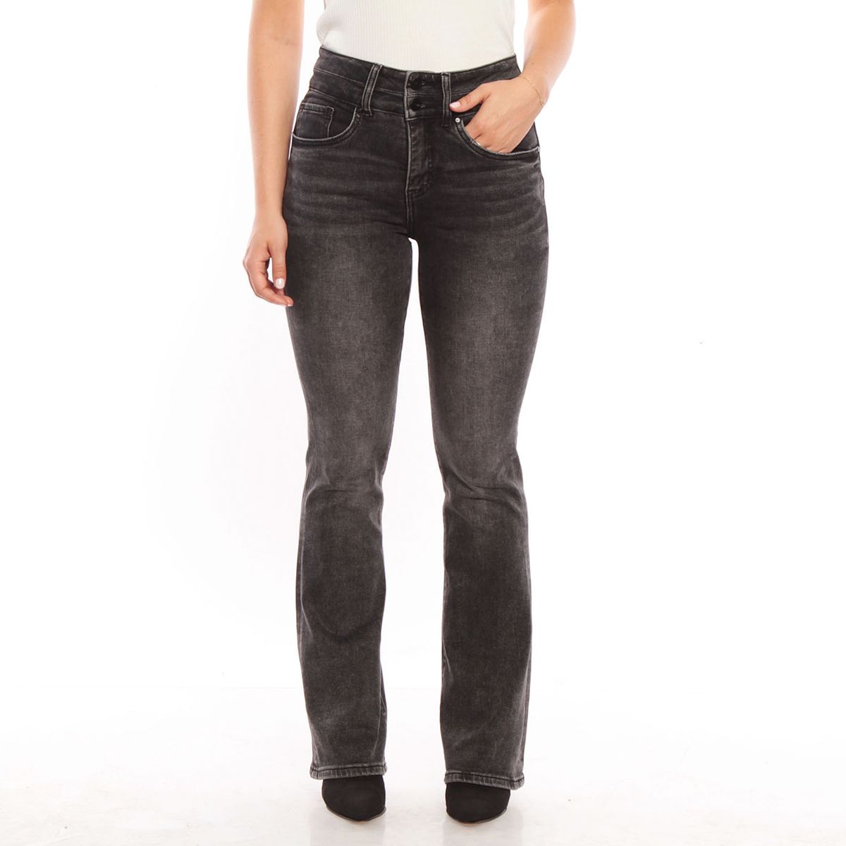 WADOS - Jeans Flare Tiro Alto Mujer Wados