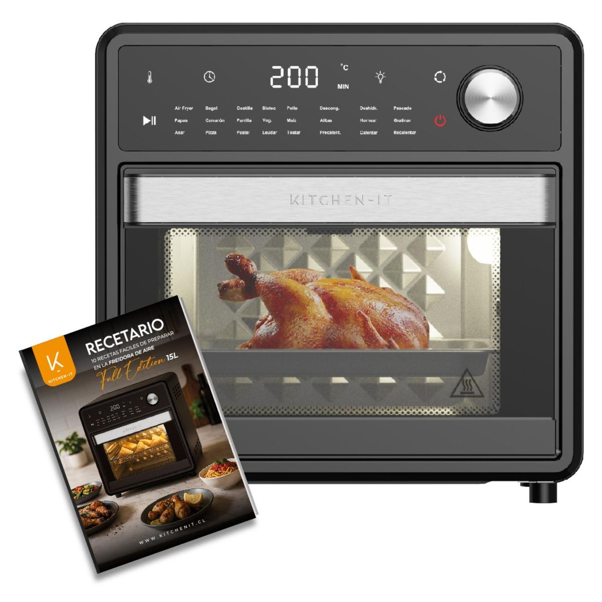 KITCHEN IT - Freidora de Aire Full Edition Kitchen It