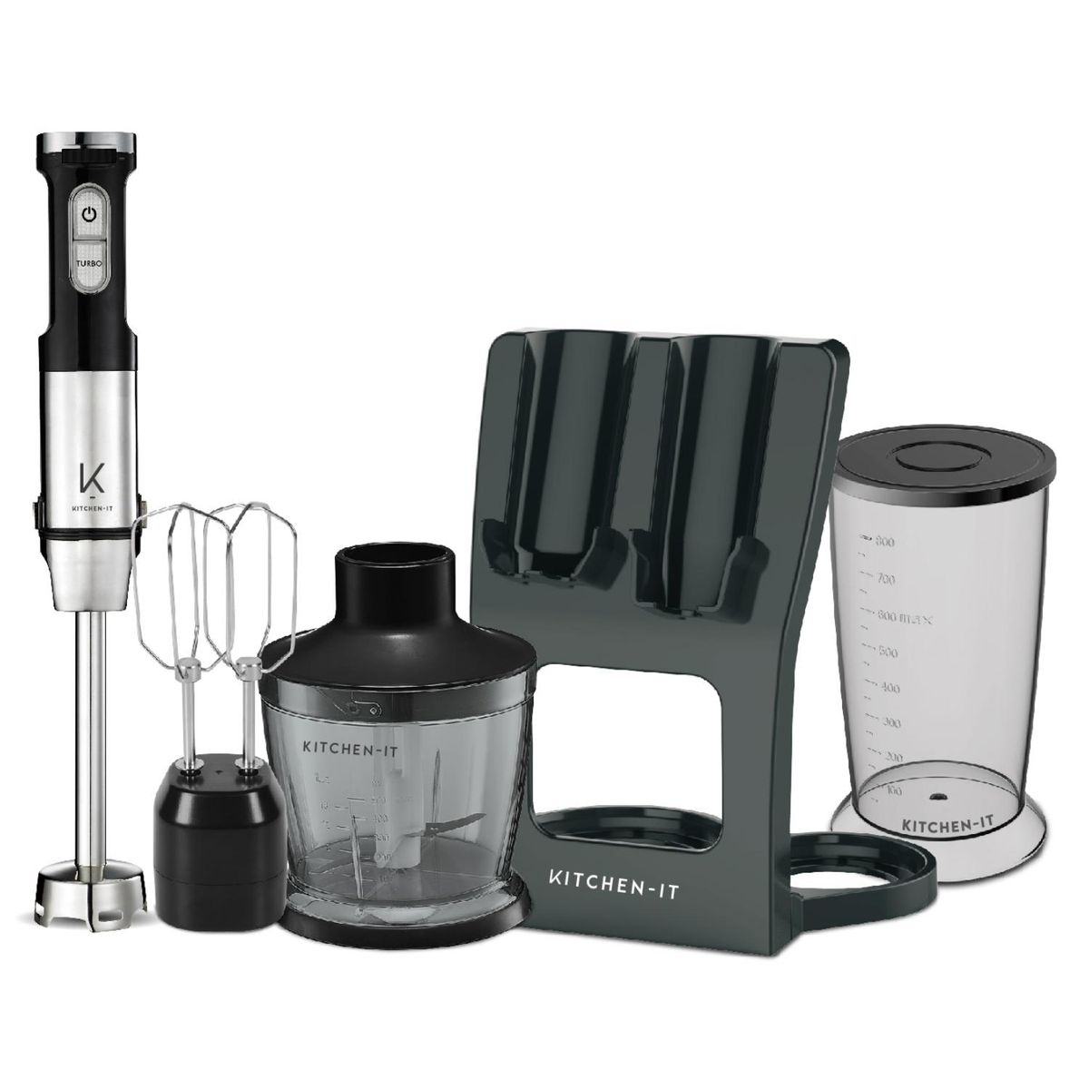 KITCHEN IT - Minipimer Pro 1000W 5 En 1 Kitchen It