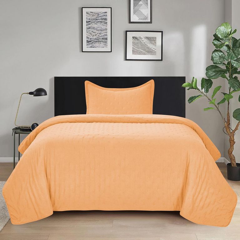 Cubrecama Quilt Roma Con Fundas De Almohada