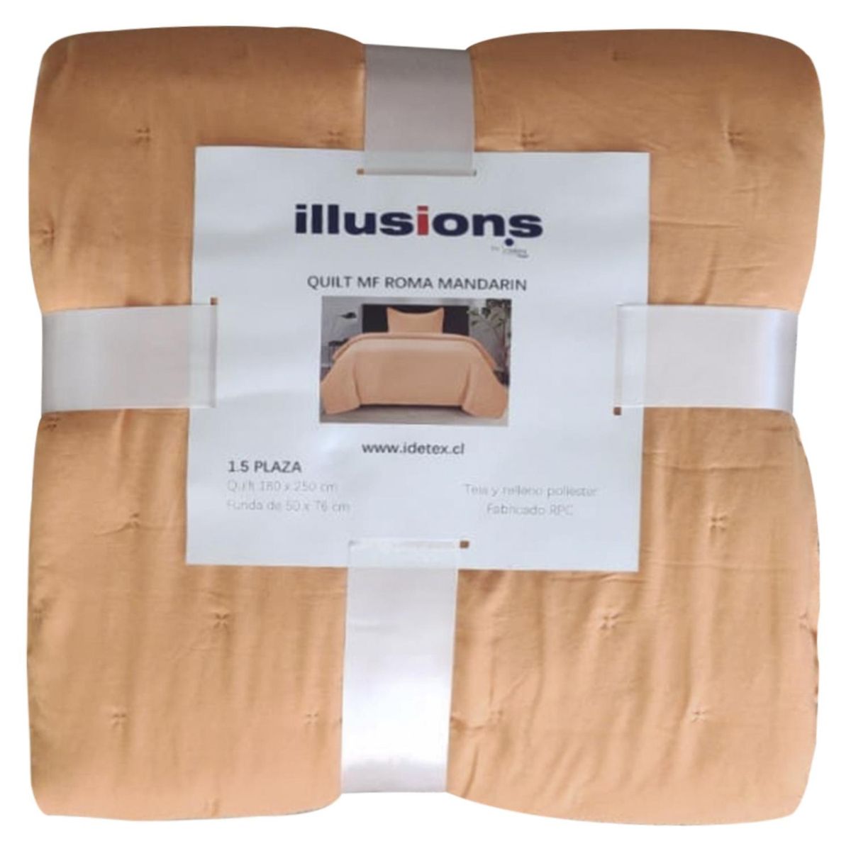 ILLUSIONS - Quilt MF Roma Super King Mandarín Illusions