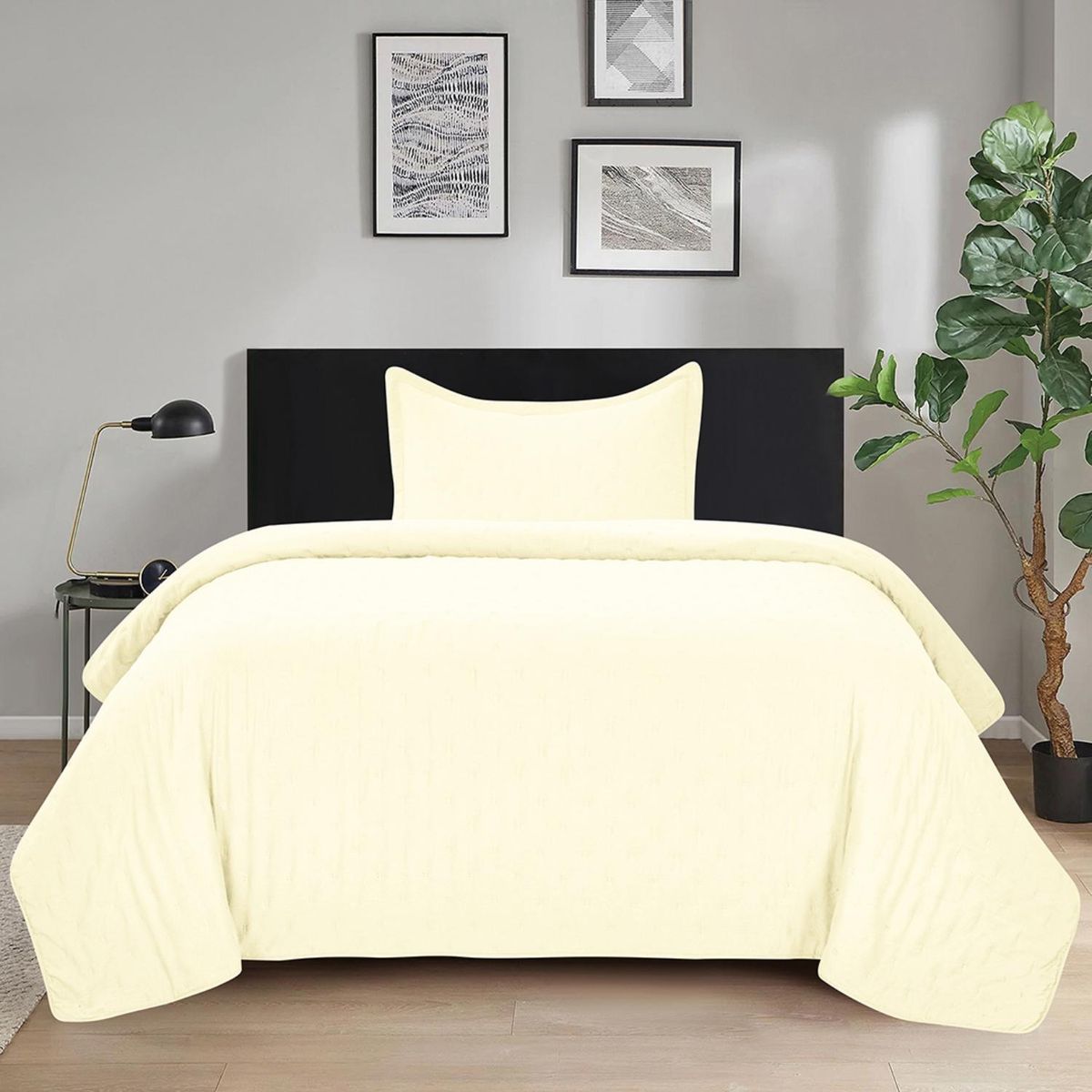 ILLUSIONS - Quilt MF Roma 1.5 Plazas Butter Illusions