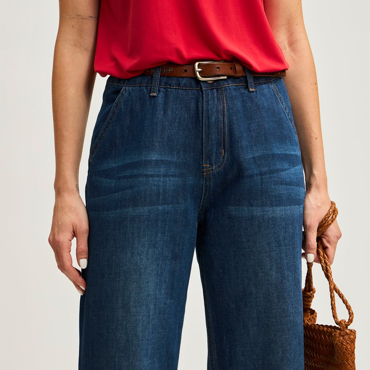 SAVILLE ROW - Jeans  Tiro Medio Mujer Saville Row