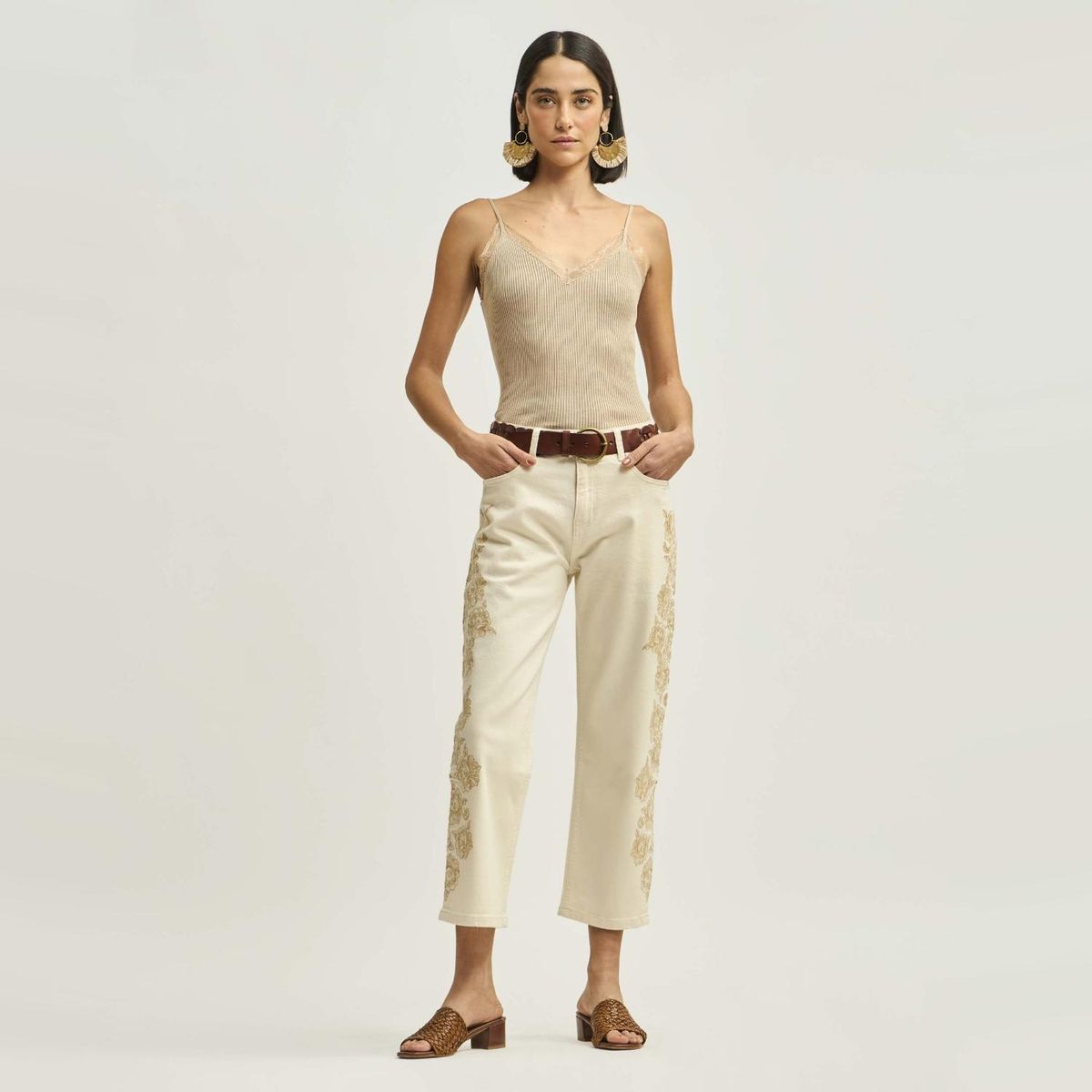 SAVILLE ROW - Jeans  Tiro Medio Mujer Saville Row