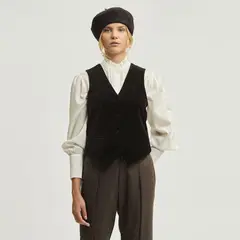 SAVILLE ROW - Short Regular Tiro Medio Mujer