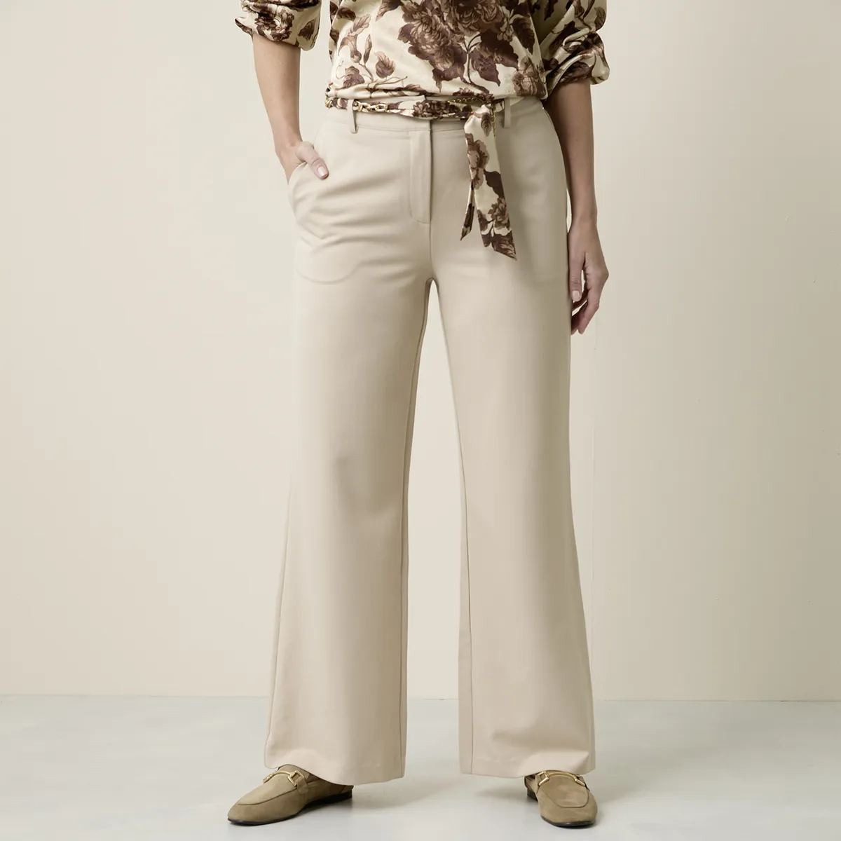 S COCCI - Pantalón Palazzo Mujer S. Cocci
