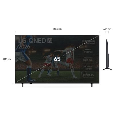 Imagen 2 del producto Televisor QNED 65"" Smart TV 4K UHD 65QNED73ASA.AWH 2025
