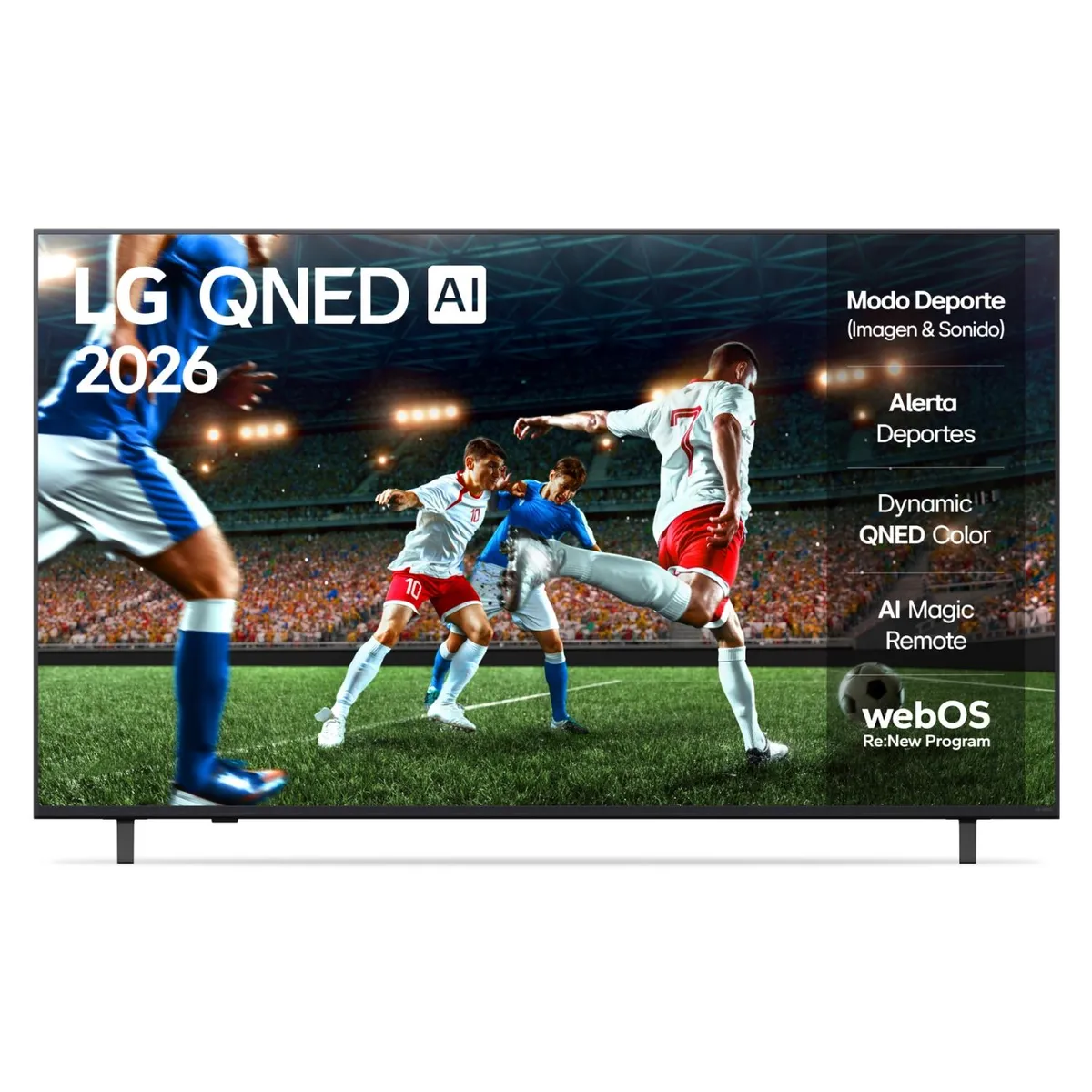 LG - Televisor QNED 75" Smart TV 4K UHD 75QNED73ASC.AWH 2025