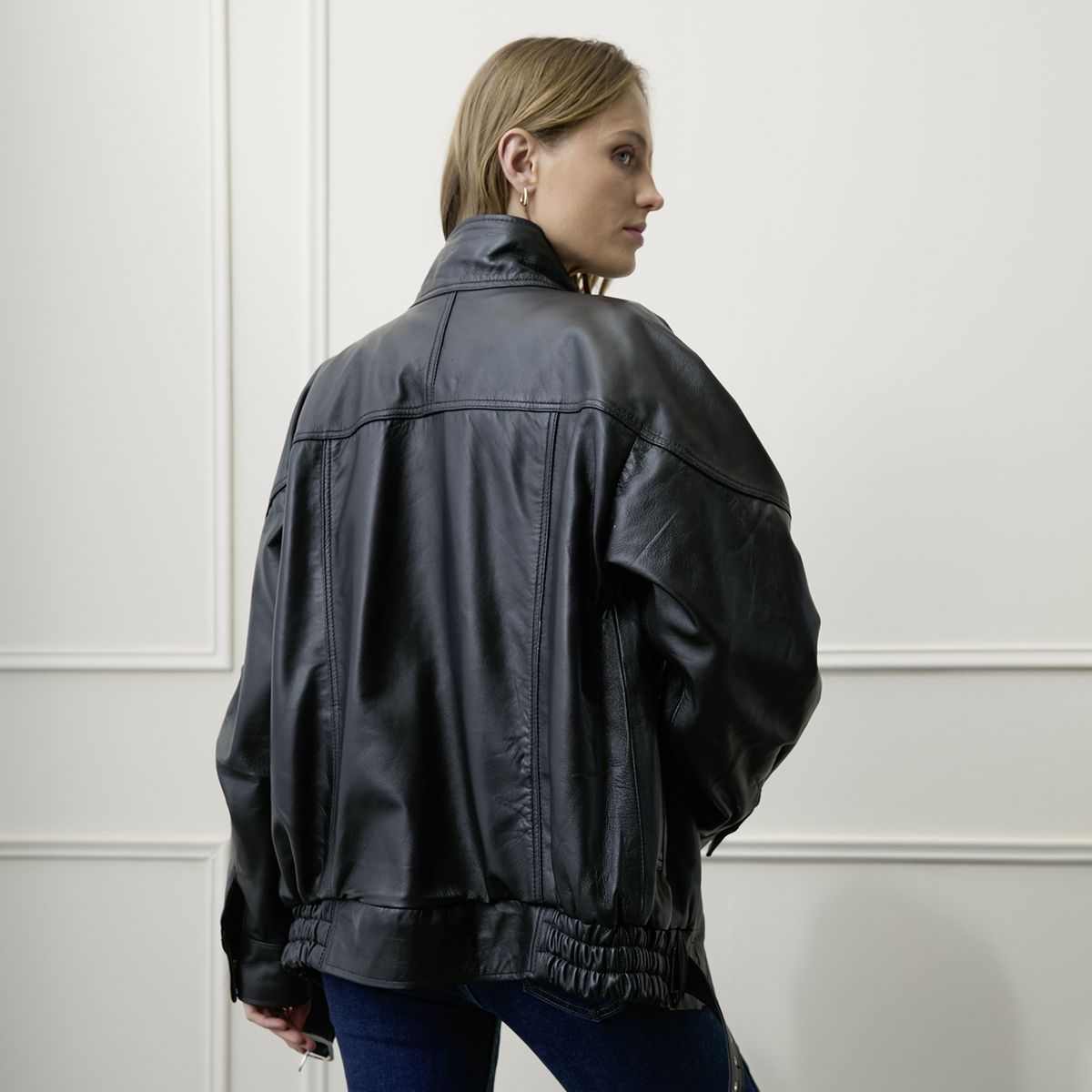 BASEMENT - Chaqueta Cuero Mujer Basement
