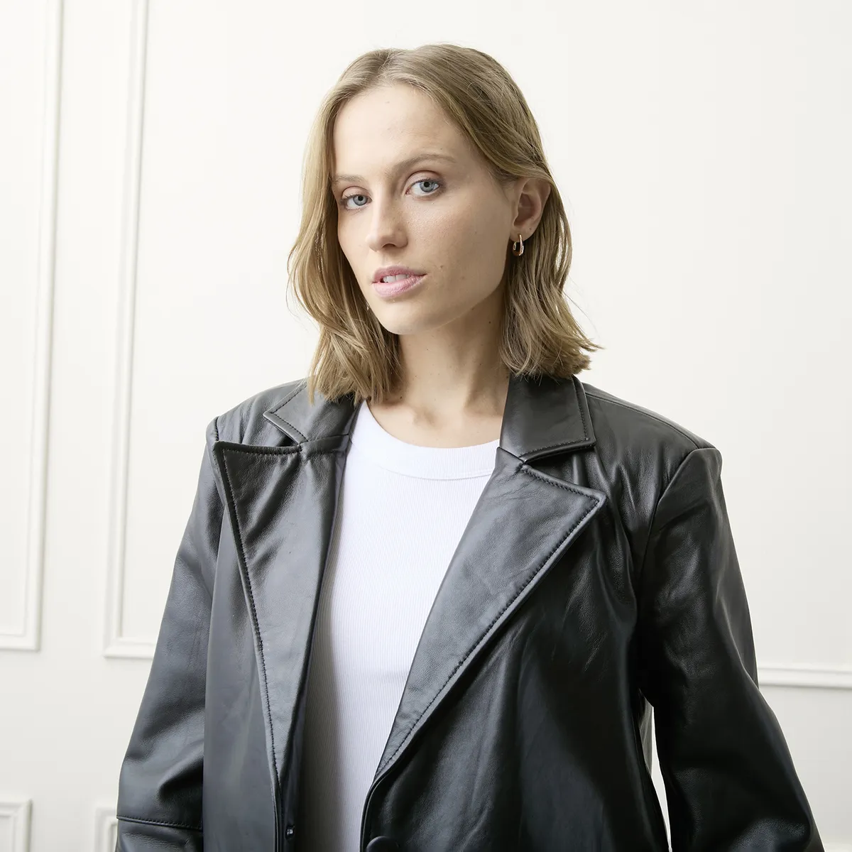 BASEMENT - Blazer 100% Cuero Mujer Basement