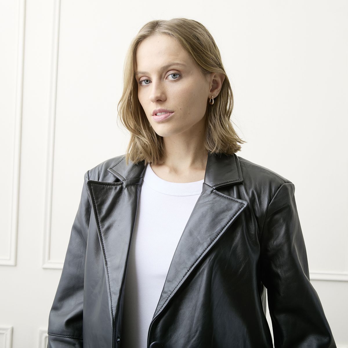 BASEMENT - Blazer 100% Cuero Mujer Basement
