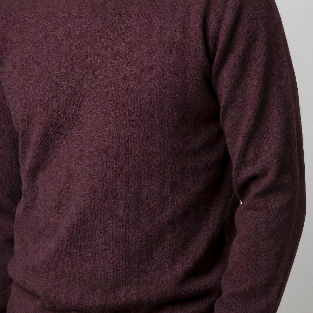 SAVILLE ROW - Sweater Liso Merino Cuello Redondo Saville Row