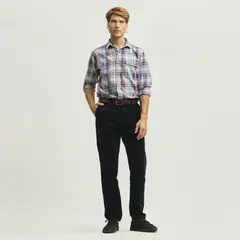 SAVILLE ROW - Pantalón Hombre Tiro Medio