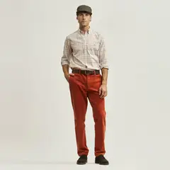 SAVILLE ROW - Pantalón Hombre Tiro Medio