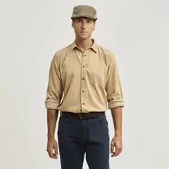 SAVILLE ROW - Camisa Sport Houston Corduroy Vintage