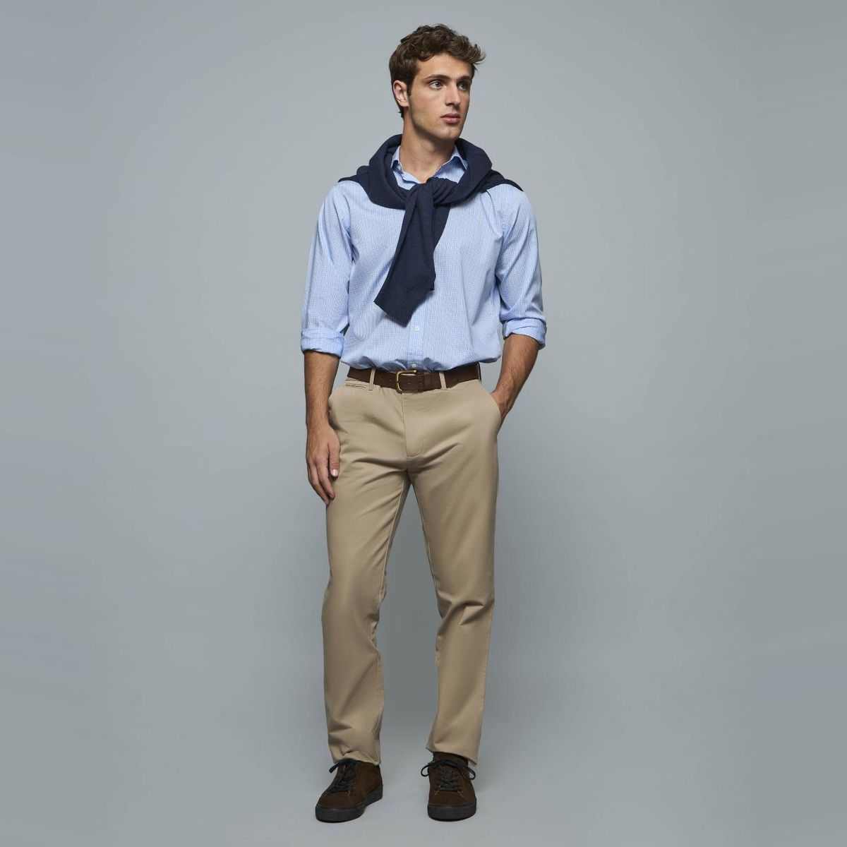 SAVILLE ROW - Pantalón Hombre Tiro Medio Saville Row