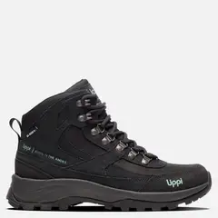 LIPPI - Botin Aurea Zapatilla Outdoor Y Trekking Mujer Cuero Negro