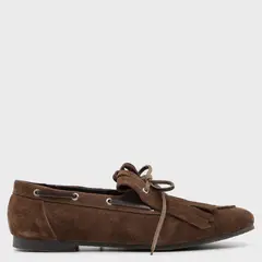 LUAU SHOES - Mocasin Mujer Café