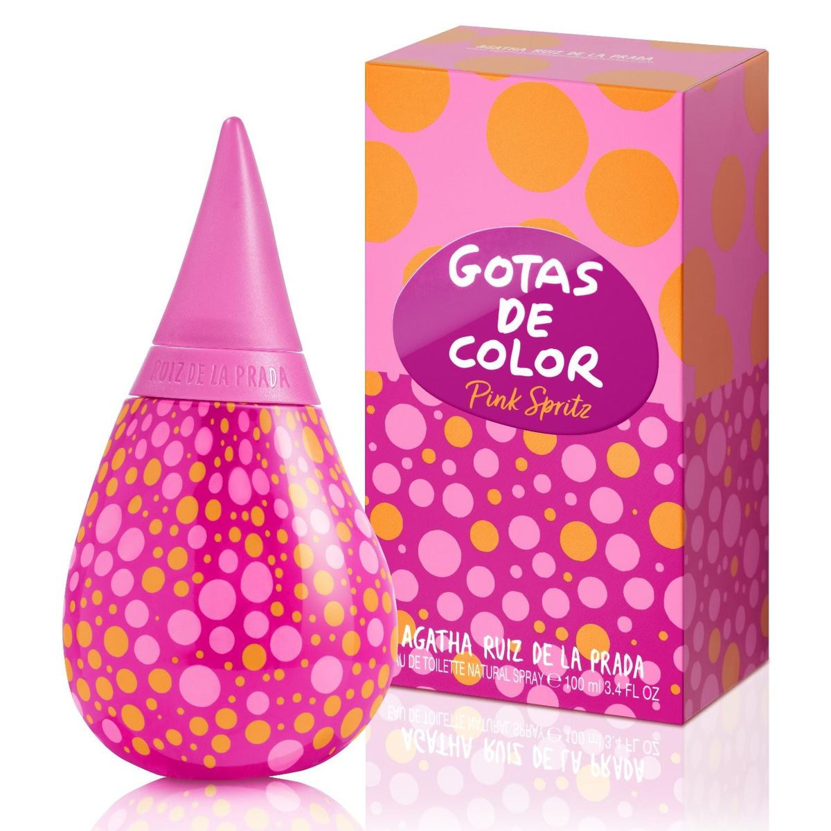 AGATHA RUIZ DE LA PRADA - Perfume Mujer Agatha Ruiz de la Prada Gotas de Color Pink Spritz Eau de Toilette 100 ml
