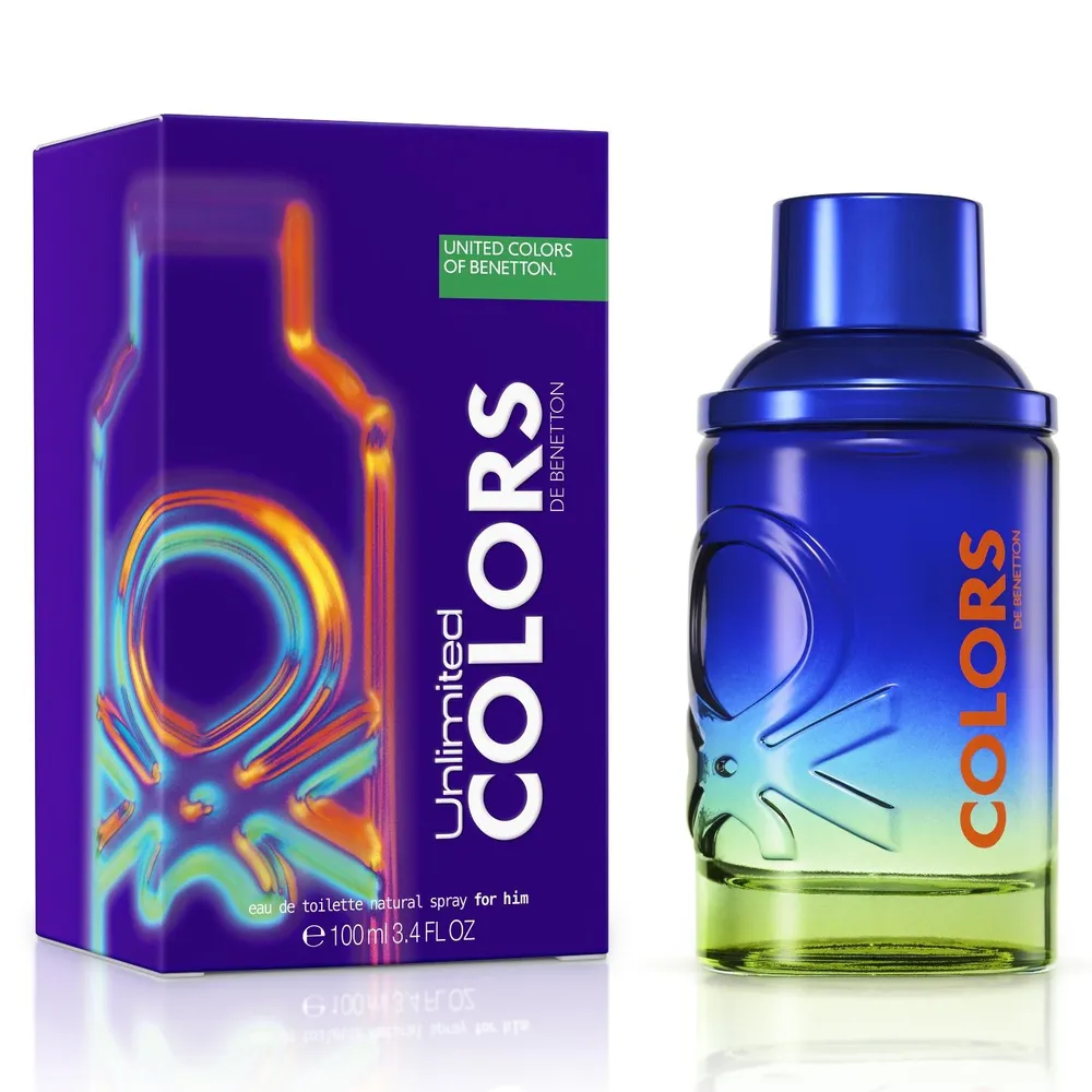 Benetton Unlimited Colors for Him EDT 100 ml, foto 2