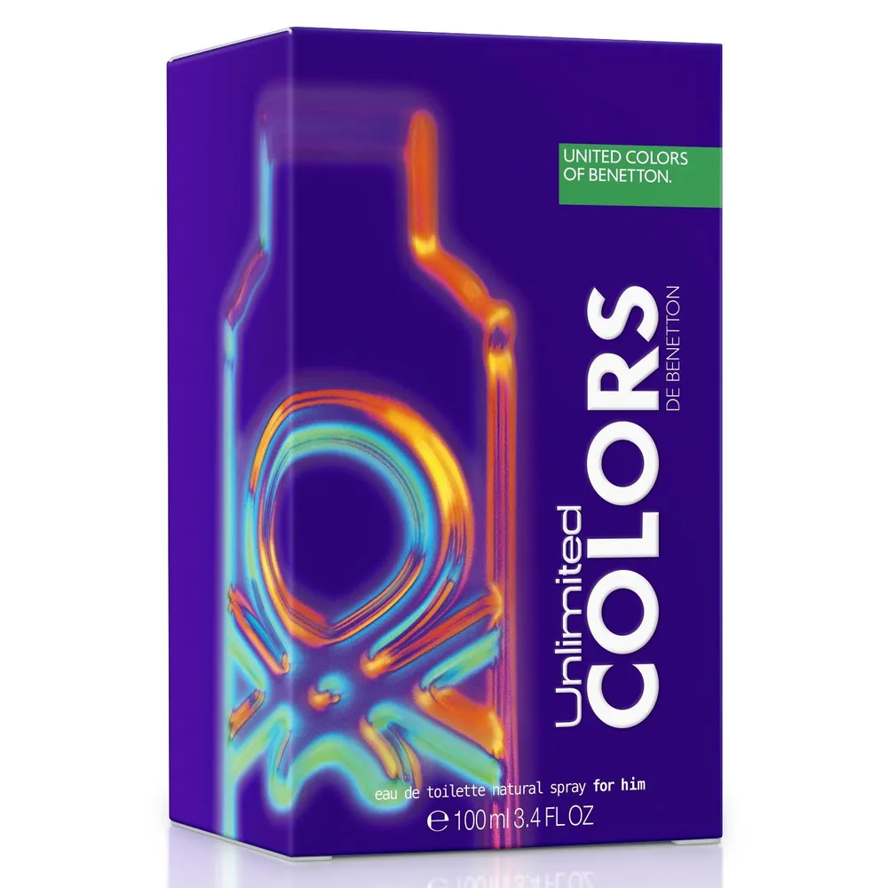 Benetton Unlimited Colors for Him EDT 100 ml, foto 3