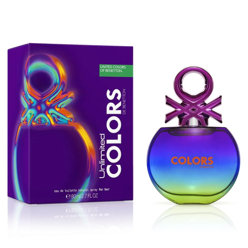 Benetton Unlimited Colors for Her EDT 80 ml, foto 2