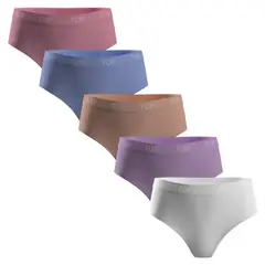 TOP - Pack 5 Calzón Pantaletas Niña Algodón