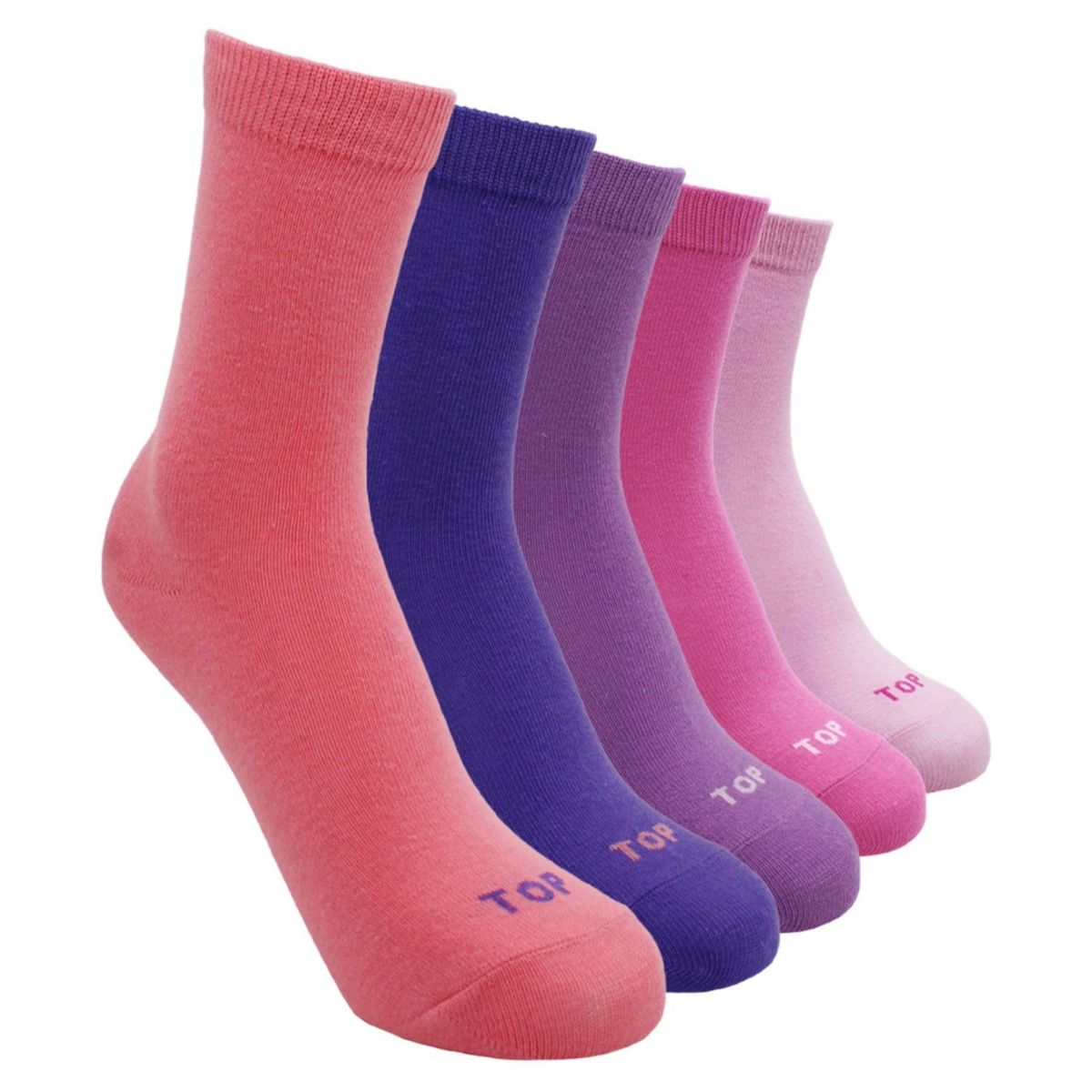 TOP - Pack 5 Calcetines Largos Niña Algodón Top